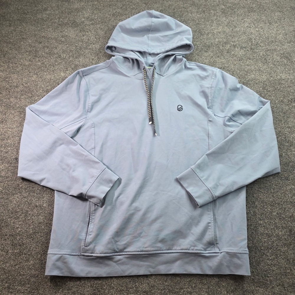 Extracurricular Golf Hoodie Mens 2XL Light Blue Performance Sweatshirt Stretch‎